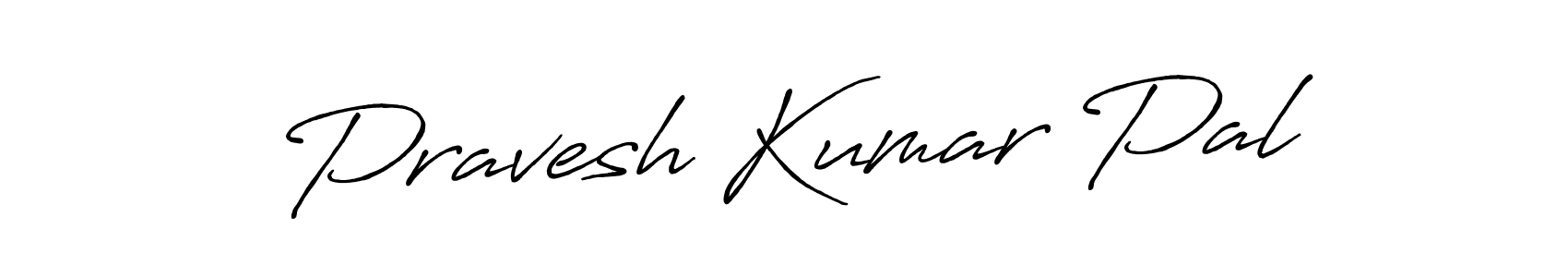 Antro_Vectra_Bolder is a professional signature style that is perfect for those who want to add a touch of class to their signature. It is also a great choice for those who want to make their signature more unique. Get Pravesh Kumar Pal name to fancy signature for free. Pravesh Kumar Pal signature style 7 images and pictures png