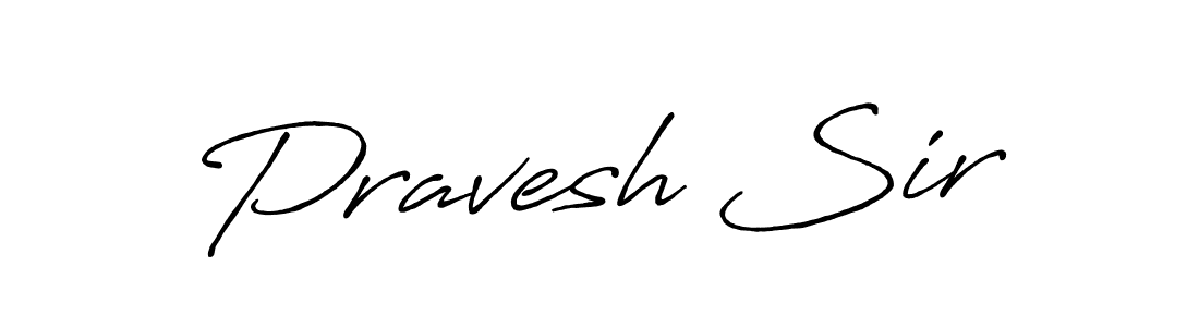 Make a beautiful signature design for name Pravesh Sir. Use this online signature maker to create a handwritten signature for free. Pravesh Sir signature style 7 images and pictures png