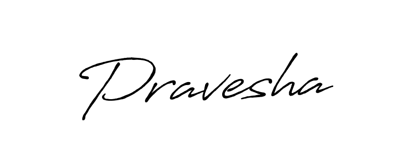 Design your own signature with our free online signature maker. With this signature software, you can create a handwritten (Antro_Vectra_Bolder) signature for name Pravesha. Pravesha signature style 7 images and pictures png