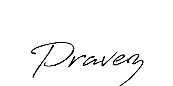 Design your own signature with our free online signature maker. With this signature software, you can create a handwritten (Antro_Vectra_Bolder) signature for name Pravez. Pravez signature style 7 images and pictures png