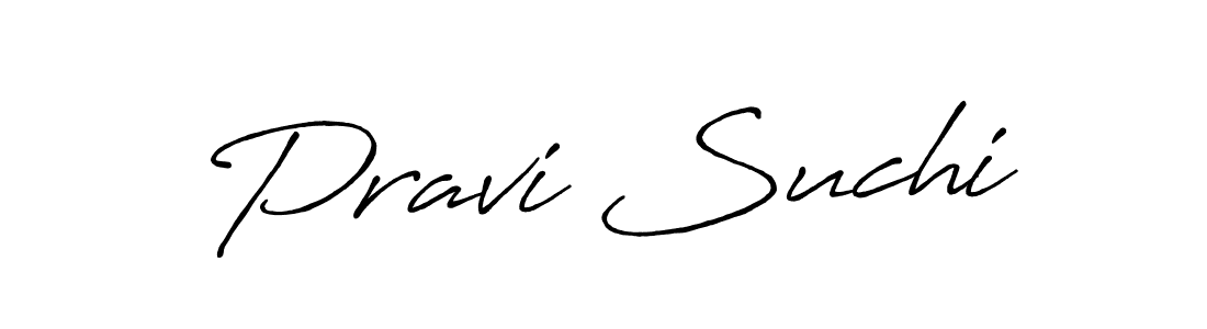 How to make Pravi Suchi signature? Antro_Vectra_Bolder is a professional autograph style. Create handwritten signature for Pravi Suchi name. Pravi Suchi signature style 7 images and pictures png