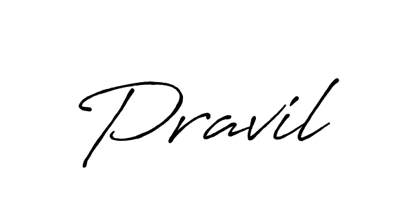 Create a beautiful signature design for name Pravil. With this signature (Antro_Vectra_Bolder) fonts, you can make a handwritten signature for free. Pravil signature style 7 images and pictures png