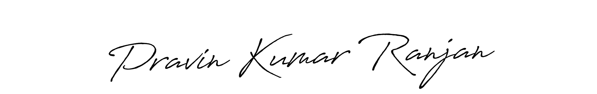 Design your own signature with our free online signature maker. With this signature software, you can create a handwritten (Antro_Vectra_Bolder) signature for name Pravin Kumar Ranjan. Pravin Kumar Ranjan signature style 7 images and pictures png