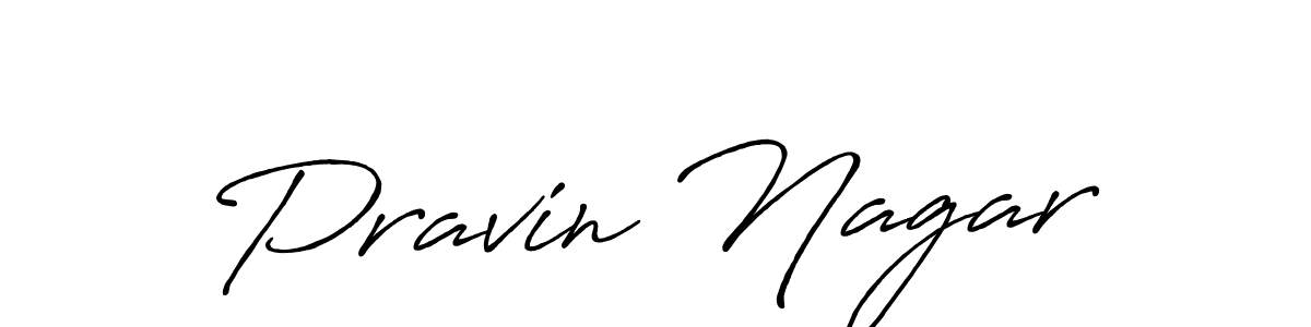 The best way (Antro_Vectra_Bolder) to make a short signature is to pick only two or three words in your name. The name Pravin Nagar include a total of six letters. For converting this name. Pravin Nagar signature style 7 images and pictures png