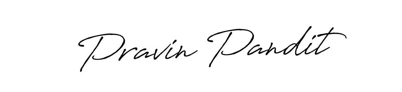 Make a short Pravin Pandit signature style. Manage your documents anywhere anytime using Antro_Vectra_Bolder. Create and add eSignatures, submit forms, share and send files easily. Pravin Pandit signature style 7 images and pictures png
