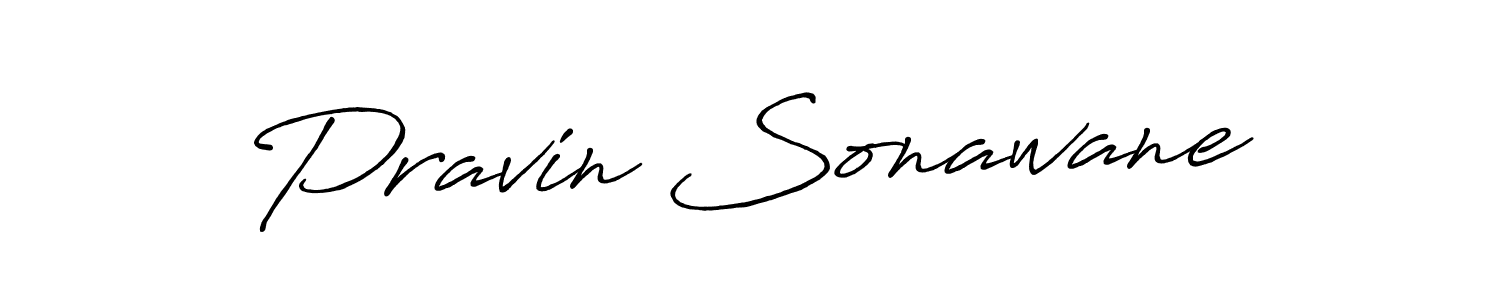 if you are searching for the best signature style for your name Pravin Sonawane. so please give up your signature search. here we have designed multiple signature styles  using Antro_Vectra_Bolder. Pravin Sonawane signature style 7 images and pictures png