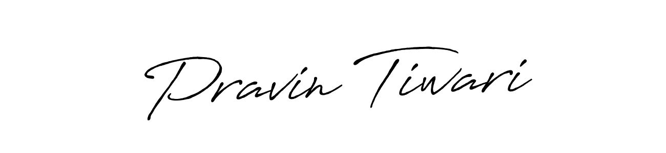 Similarly Antro_Vectra_Bolder is the best handwritten signature design. Signature creator online .You can use it as an online autograph creator for name Pravin Tiwari. Pravin Tiwari signature style 7 images and pictures png