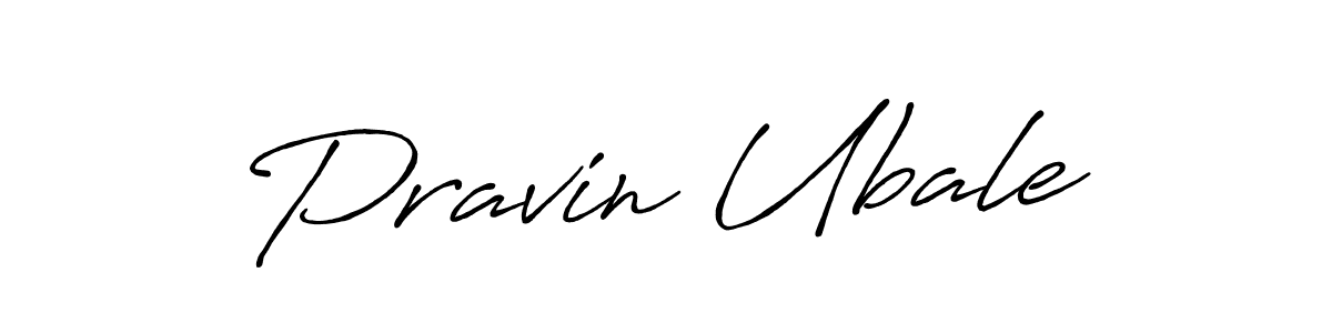 Antro_Vectra_Bolder is a professional signature style that is perfect for those who want to add a touch of class to their signature. It is also a great choice for those who want to make their signature more unique. Get Pravin Ubale name to fancy signature for free. Pravin Ubale signature style 7 images and pictures png