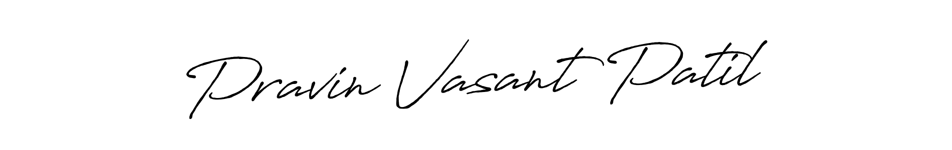 Also we have Pravin Vasant Patil name is the best signature style. Create professional handwritten signature collection using Antro_Vectra_Bolder autograph style. Pravin Vasant Patil signature style 7 images and pictures png