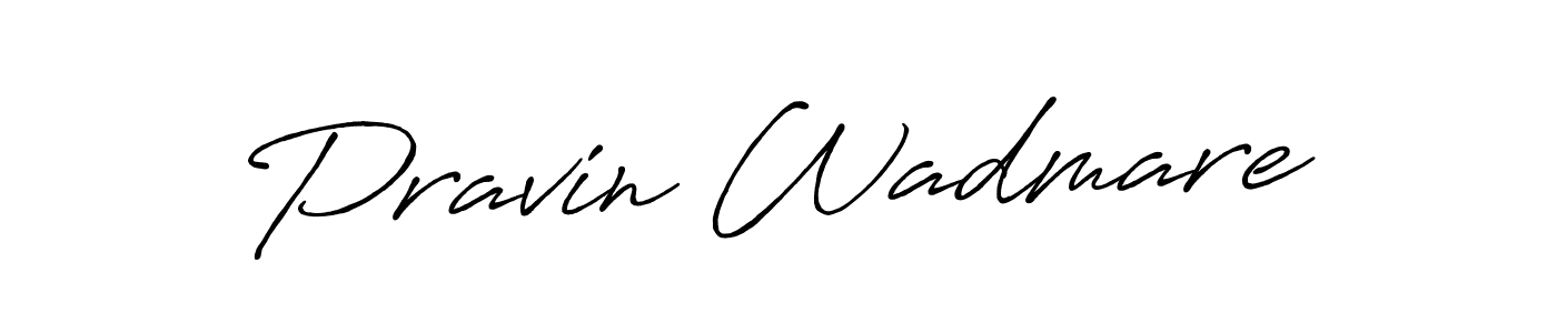 if you are searching for the best signature style for your name Pravin Wadmare. so please give up your signature search. here we have designed multiple signature styles  using Antro_Vectra_Bolder. Pravin Wadmare signature style 7 images and pictures png