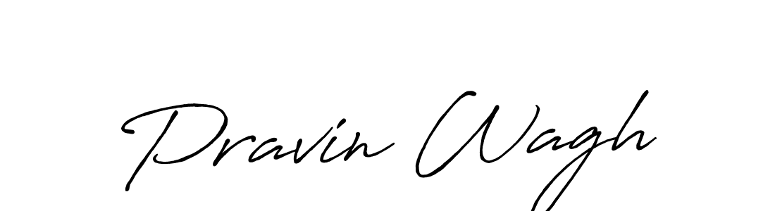 Antro_Vectra_Bolder is a professional signature style that is perfect for those who want to add a touch of class to their signature. It is also a great choice for those who want to make their signature more unique. Get Pravin Wagh name to fancy signature for free. Pravin Wagh signature style 7 images and pictures png