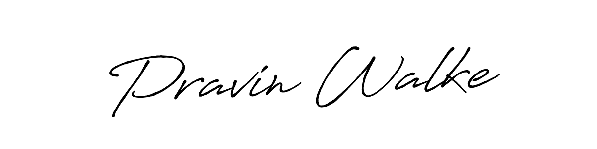 It looks lik you need a new signature style for name Pravin Walke. Design unique handwritten (Antro_Vectra_Bolder) signature with our free signature maker in just a few clicks. Pravin Walke signature style 7 images and pictures png