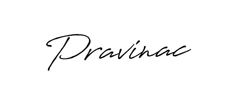 Make a beautiful signature design for name Pravinac. With this signature (Antro_Vectra_Bolder) style, you can create a handwritten signature for free. Pravinac signature style 7 images and pictures png