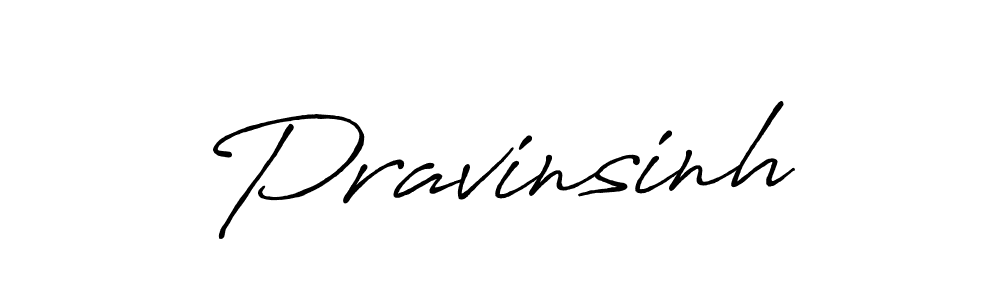 How to make Pravinsinh name signature. Use Antro_Vectra_Bolder style for creating short signs online. This is the latest handwritten sign. Pravinsinh signature style 7 images and pictures png