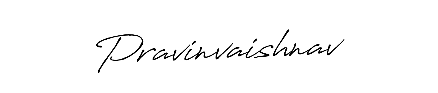 Create a beautiful signature design for name Pravinvaishnav. With this signature (Antro_Vectra_Bolder) fonts, you can make a handwritten signature for free. Pravinvaishnav signature style 7 images and pictures png