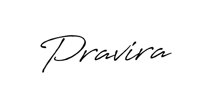 Make a beautiful signature design for name Pravira. With this signature (Antro_Vectra_Bolder) style, you can create a handwritten signature for free. Pravira signature style 7 images and pictures png