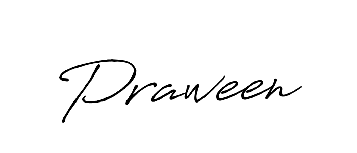 Praween stylish signature style. Best Handwritten Sign (Antro_Vectra_Bolder) for my name. Handwritten Signature Collection Ideas for my name Praween. Praween signature style 7 images and pictures png