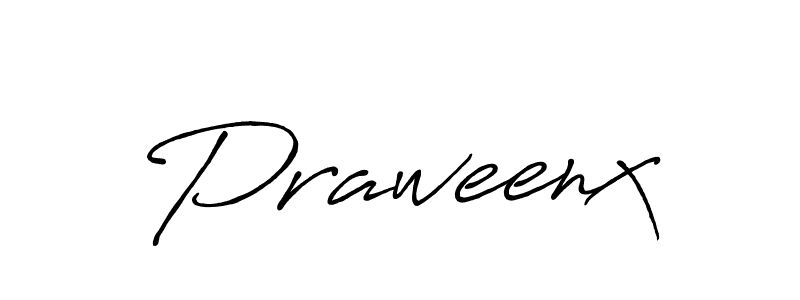 Make a beautiful signature design for name Praweenx. With this signature (Antro_Vectra_Bolder) style, you can create a handwritten signature for free. Praweenx signature style 7 images and pictures png