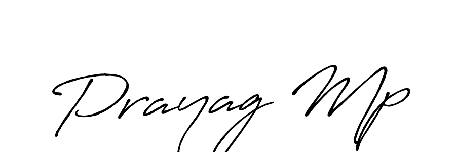 It looks lik you need a new signature style for name Prayag Mp. Design unique handwritten (Antro_Vectra_Bolder) signature with our free signature maker in just a few clicks. Prayag Mp signature style 7 images and pictures png