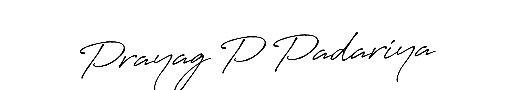The best way (Antro_Vectra_Bolder) to make a short signature is to pick only two or three words in your name. The name Prayag P Padariya include a total of six letters. For converting this name. Prayag P Padariya signature style 7 images and pictures png