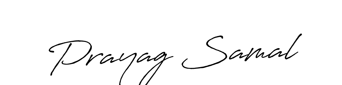 The best way (Antro_Vectra_Bolder) to make a short signature is to pick only two or three words in your name. The name Prayag Samal include a total of six letters. For converting this name. Prayag Samal signature style 7 images and pictures png