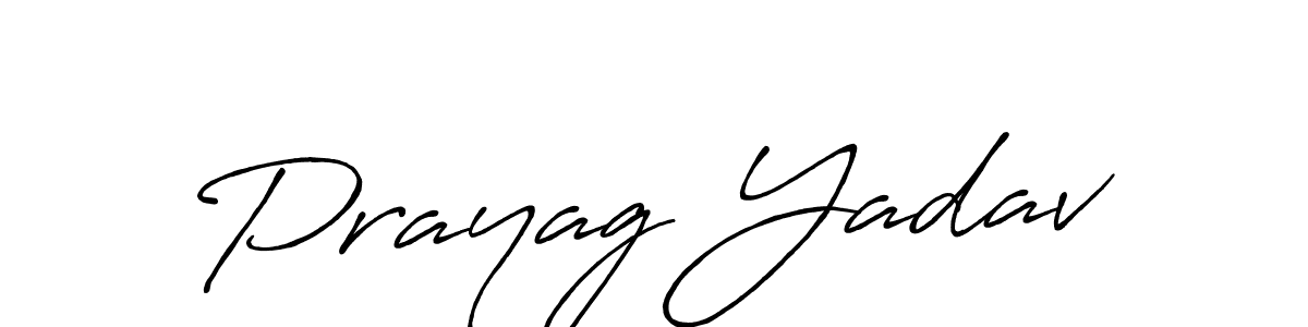 Also You can easily find your signature by using the search form. We will create Prayag Yadav name handwritten signature images for you free of cost using Antro_Vectra_Bolder sign style. Prayag Yadav signature style 7 images and pictures png