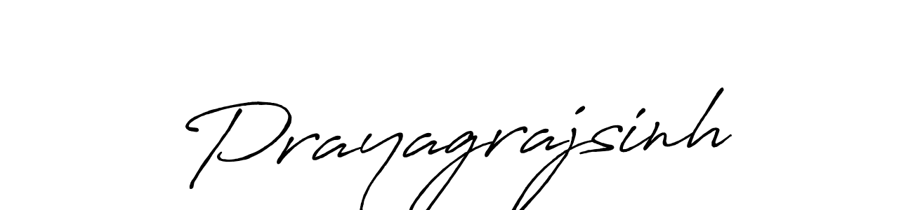 Create a beautiful signature design for name Prayagrajsinh. With this signature (Antro_Vectra_Bolder) fonts, you can make a handwritten signature for free. Prayagrajsinh signature style 7 images and pictures png