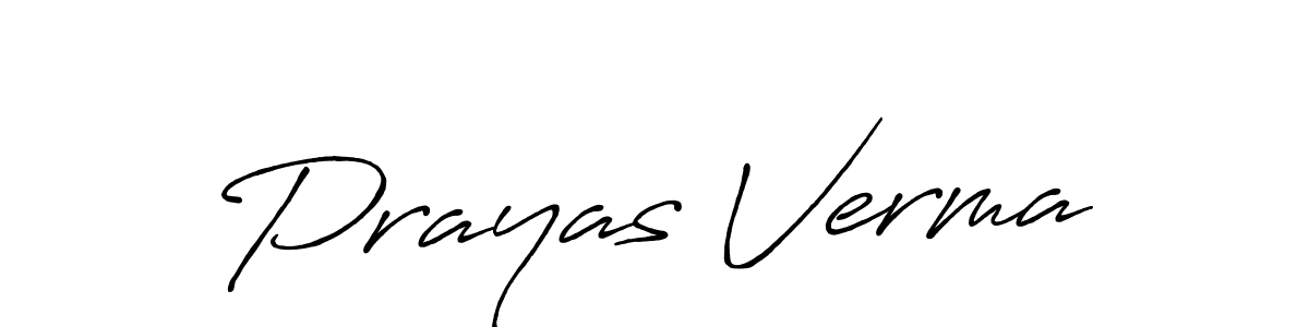 Also we have Prayas Verma name is the best signature style. Create professional handwritten signature collection using Antro_Vectra_Bolder autograph style. Prayas Verma signature style 7 images and pictures png