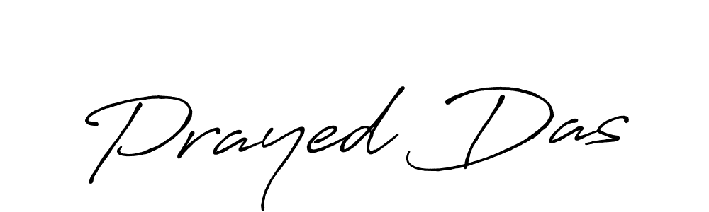 Prayed Das stylish signature style. Best Handwritten Sign (Antro_Vectra_Bolder) for my name. Handwritten Signature Collection Ideas for my name Prayed Das. Prayed Das signature style 7 images and pictures png