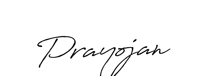 How to make Prayojan name signature. Use Antro_Vectra_Bolder style for creating short signs online. This is the latest handwritten sign. Prayojan signature style 7 images and pictures png