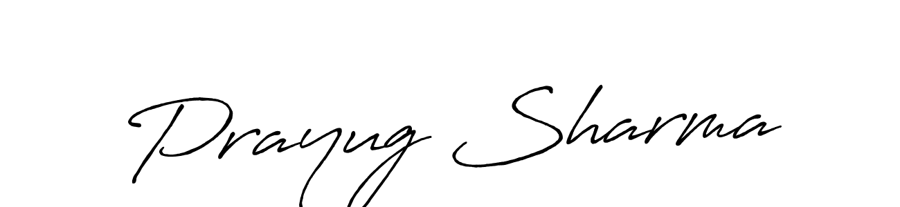 Once you've used our free online signature maker to create your best signature Antro_Vectra_Bolder style, it's time to enjoy all of the benefits that Prayug Sharma name signing documents. Prayug Sharma signature style 7 images and pictures png
