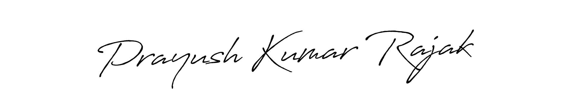 How to make Prayush Kumar Rajak signature? Antro_Vectra_Bolder is a professional autograph style. Create handwritten signature for Prayush Kumar Rajak name. Prayush Kumar Rajak signature style 7 images and pictures png