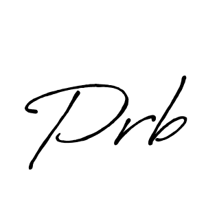Use a signature maker to create a handwritten signature online. With this signature software, you can design (Antro_Vectra_Bolder) your own signature for name Prb. Prb signature style 7 images and pictures png