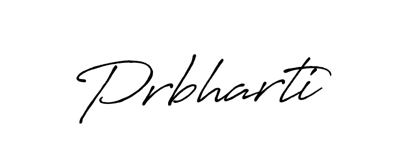 Use a signature maker to create a handwritten signature online. With this signature software, you can design (Antro_Vectra_Bolder) your own signature for name Prbharti. Prbharti signature style 7 images and pictures png