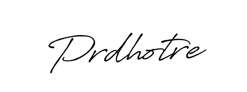 How to make Prdhotre name signature. Use Antro_Vectra_Bolder style for creating short signs online. This is the latest handwritten sign. Prdhotre signature style 7 images and pictures png