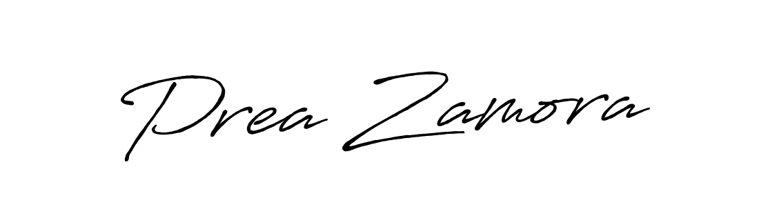 Prea Zamora stylish signature style. Best Handwritten Sign (Antro_Vectra_Bolder) for my name. Handwritten Signature Collection Ideas for my name Prea Zamora. Prea Zamora signature style 7 images and pictures png