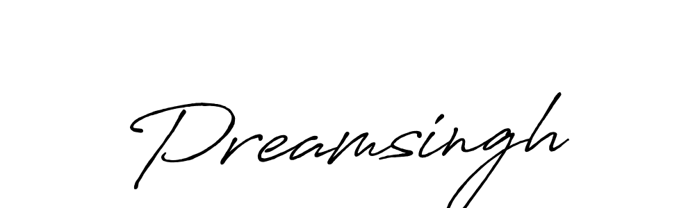 Also You can easily find your signature by using the search form. We will create Preamsingh name handwritten signature images for you free of cost using Antro_Vectra_Bolder sign style. Preamsingh signature style 7 images and pictures png