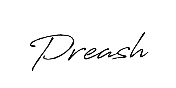 How to make Preash signature? Antro_Vectra_Bolder is a professional autograph style. Create handwritten signature for Preash name. Preash signature style 7 images and pictures png