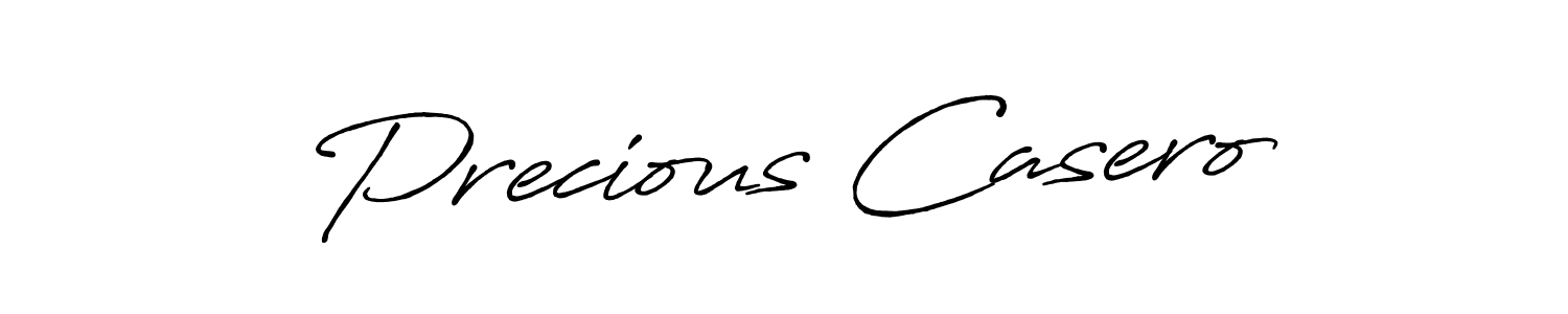 Precious Casero stylish signature style. Best Handwritten Sign (Antro_Vectra_Bolder) for my name. Handwritten Signature Collection Ideas for my name Precious Casero. Precious Casero signature style 7 images and pictures png