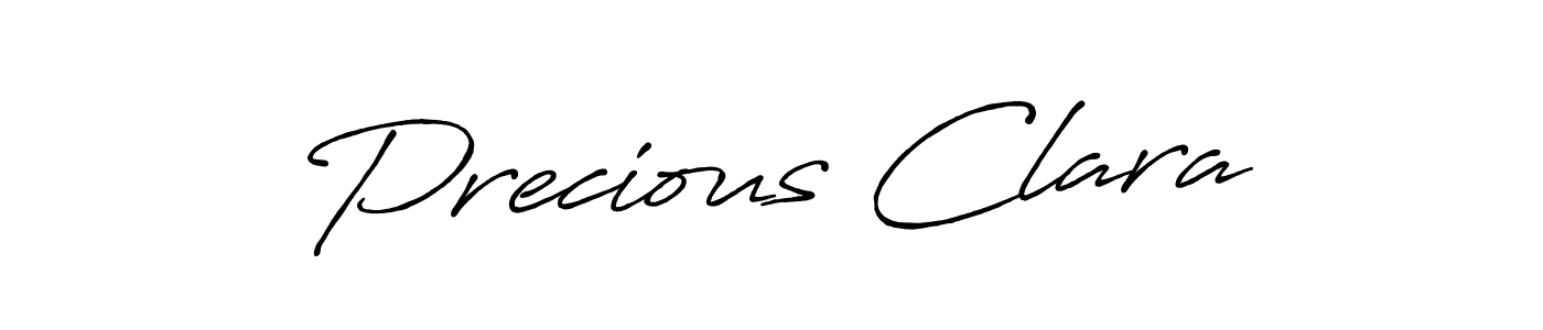 How to make Precious Clara signature? Antro_Vectra_Bolder is a professional autograph style. Create handwritten signature for Precious Clara name. Precious Clara signature style 7 images and pictures png