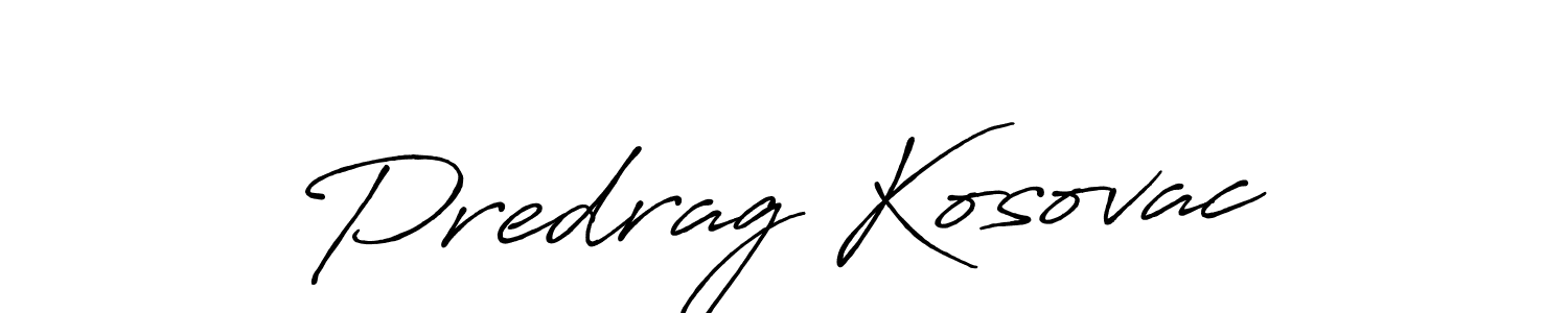 Make a short Predrag Kosovac signature style. Manage your documents anywhere anytime using Antro_Vectra_Bolder. Create and add eSignatures, submit forms, share and send files easily. Predrag Kosovac signature style 7 images and pictures png