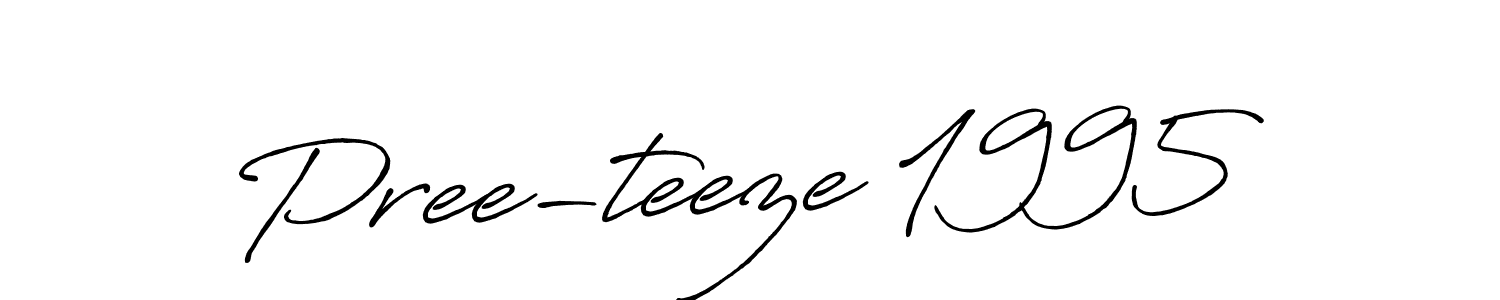 Use a signature maker to create a handwritten signature online. With this signature software, you can design (Antro_Vectra_Bolder) your own signature for name Pree-teeze 1995. Pree-teeze 1995 signature style 7 images and pictures png