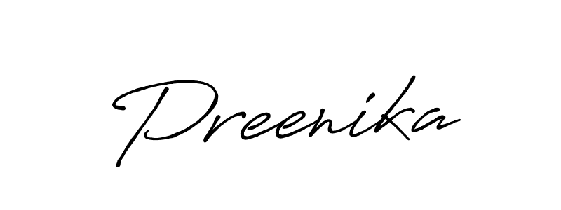 if you are searching for the best signature style for your name Preenika. so please give up your signature search. here we have designed multiple signature styles  using Antro_Vectra_Bolder. Preenika signature style 7 images and pictures png