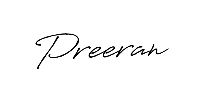 Make a beautiful signature design for name Preeran. Use this online signature maker to create a handwritten signature for free. Preeran signature style 7 images and pictures png