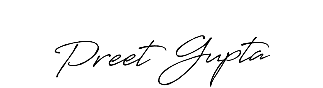 How to Draw Preet Gupta signature style? Antro_Vectra_Bolder is a latest design signature styles for name Preet Gupta. Preet Gupta signature style 7 images and pictures png