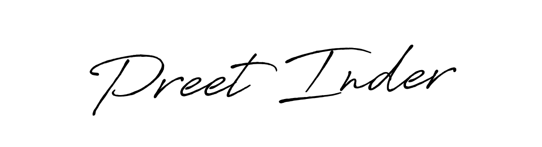 This is the best signature style for the Preet Inder name. Also you like these signature font (Antro_Vectra_Bolder). Mix name signature. Preet Inder signature style 7 images and pictures png