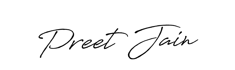 Antro_Vectra_Bolder is a professional signature style that is perfect for those who want to add a touch of class to their signature. It is also a great choice for those who want to make their signature more unique. Get Preet Jain name to fancy signature for free. Preet Jain signature style 7 images and pictures png