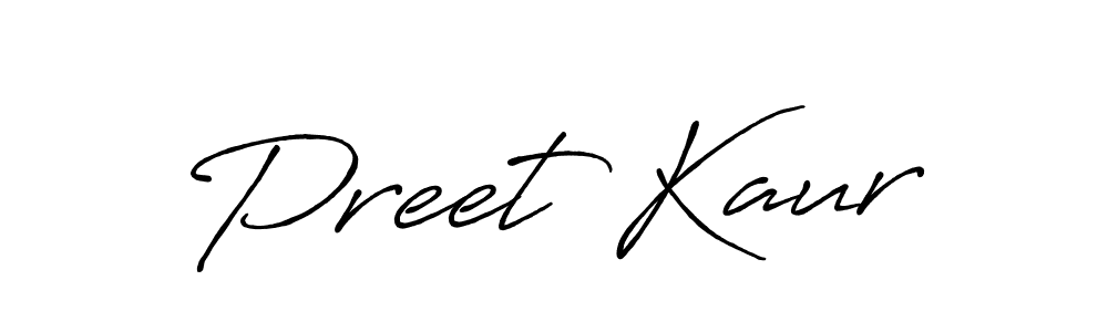 You should practise on your own different ways (Antro_Vectra_Bolder) to write your name (Preet Kaur) in signature. don't let someone else do it for you. Preet Kaur signature style 7 images and pictures png