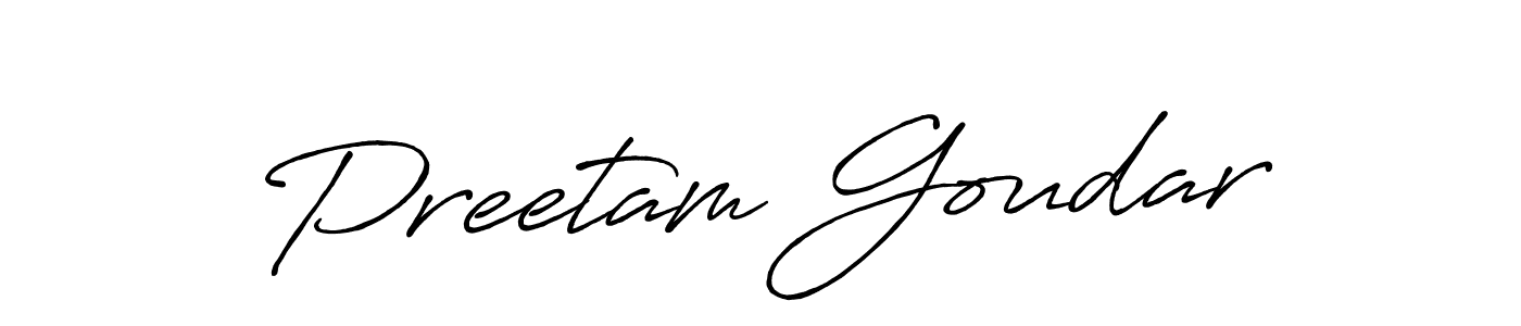 Make a short Preetam Goudar signature style. Manage your documents anywhere anytime using Antro_Vectra_Bolder. Create and add eSignatures, submit forms, share and send files easily. Preetam Goudar signature style 7 images and pictures png