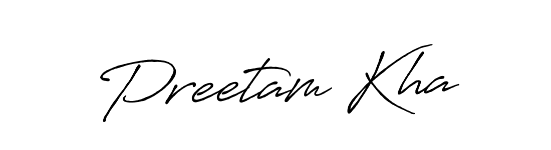 Make a beautiful signature design for name Preetam Kha. Use this online signature maker to create a handwritten signature for free. Preetam Kha signature style 7 images and pictures png